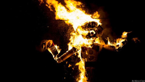 Santa fe burning zozobra art