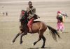 An Oromo man displays his horsemanship in the Bale Mountains region, Southern Ethiopia Image – Sam McManus