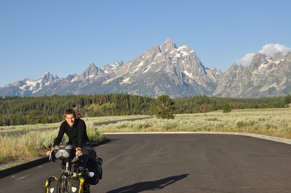 Biking the Transamerica Trail in Grand Teton National Park